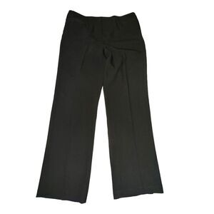 Robell Sissi Trouser Women's Size 14 Black Dress Pants Mid Rise Pockets